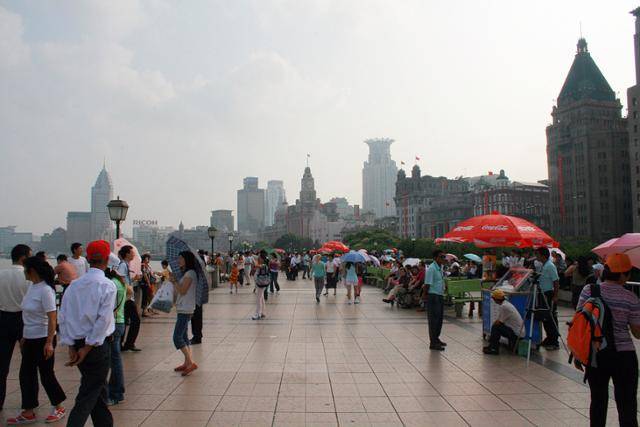 상하이 황포강 서쪽 와이탄 풍경. ⓒ최종명