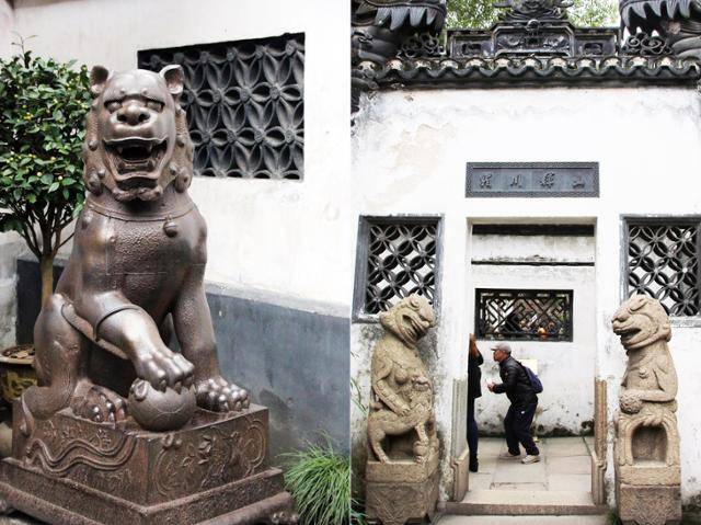 예원의 철사자와 석사자상. ⓒ최종명