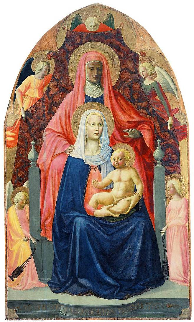 마사초·파니칼레, Madonna and Child with St. Anne