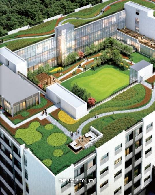 이글 카운티 옥상정원 조감도 모습. [이글 카운티 제공]