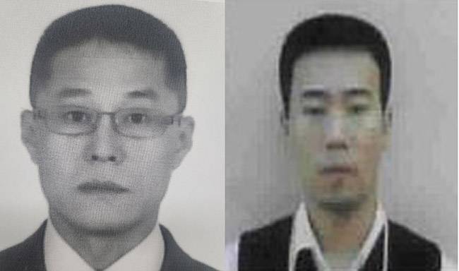 대전 국민은행 강도 살인사건 피의자로 신상이 공개된 이승만(왼쪽)과 이정학. 대전경찰청 제공