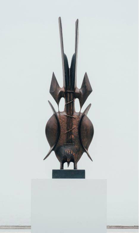 문신 '무제', 1978, 흑단, 113.2×35×20cm [국립현대미술관 제공. 재판매 및 DB 금지]