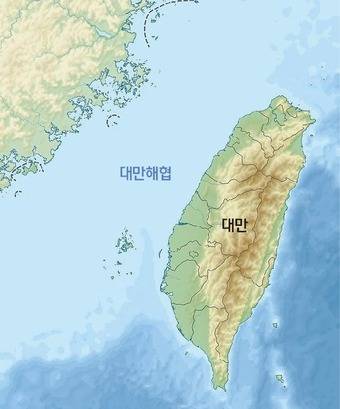 대만과 대만해협 / 사진출처=위키피디아