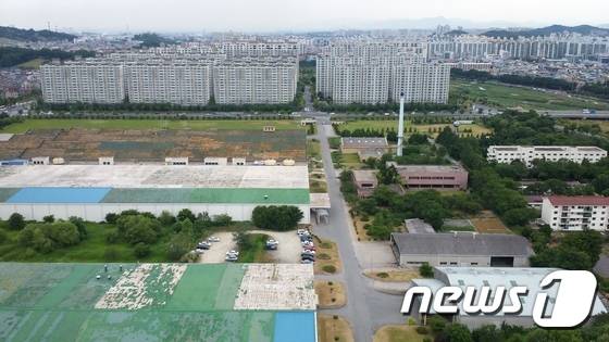 전북 전주시 서부신시가지에 있는 대한방직 전주공장 모습(전주시 제공) 2022.09.02/뉴스1