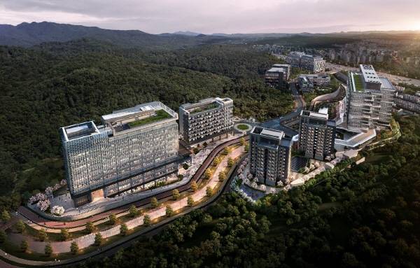 사진 설명. 시그니처 광교 2차 조감도