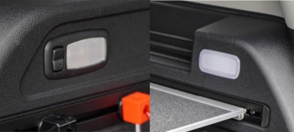 좌우 트렁크 등이 다르다