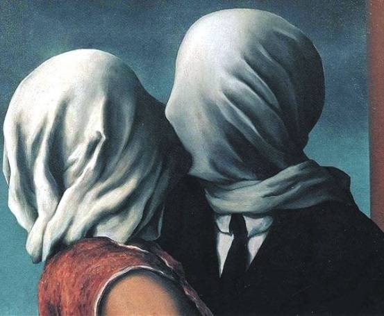 르네 마그리트, 연인(2·일부), MoMA, 1928