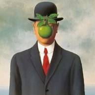 르네 마그리트, 사람의 아들(일부), 1964