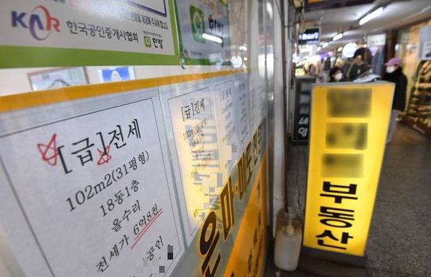 대치동 은마아파트 단지 상가 내 부동산 공인중개업소. 사진=한경DB