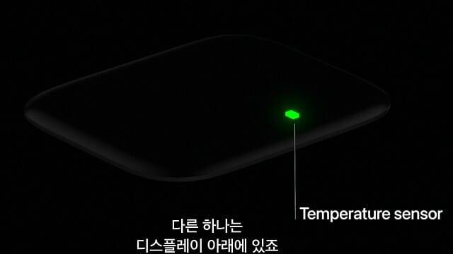 애플워치 시리즈8에는 화면 아래와 손목 위 등 두 곳에 온도 센서가 내장된다. (사진=애플)