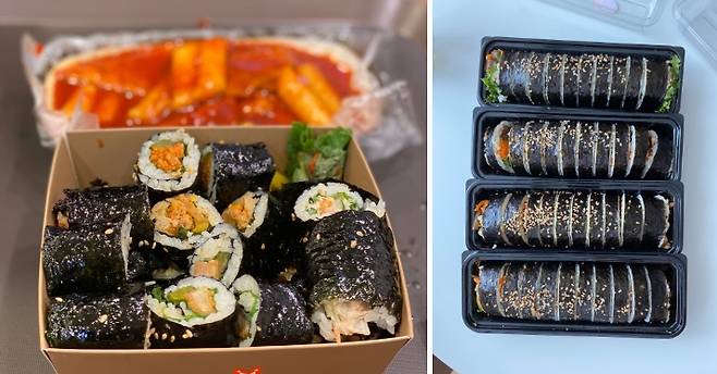 CNN은 김밥을 "휴대성이 좋은 음식"이라고 평했다