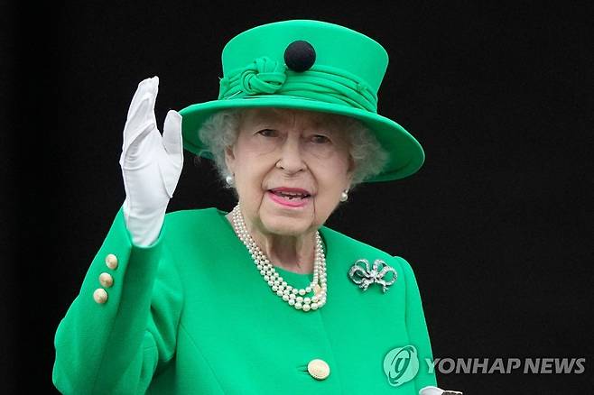 엘리자베스 2세 영국 여왕 [AFP 연합뉴스 자료사진. 재판매 및 DB 금지]