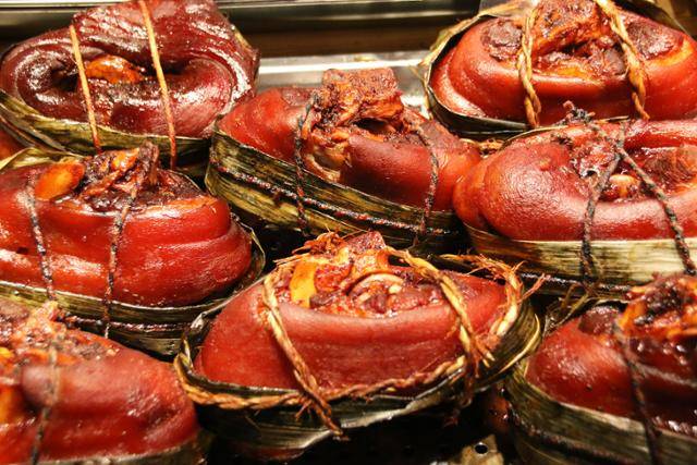 주가각의 족발. 한국의 족발과 맛은 다르지만 만드는 방식은 비슷하다. ⓒ최종명