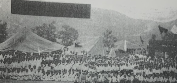 1924년 황해도 안악군 안신학교 운동회. 김구 최준례 부부가 상해 망명 전 교사로 근무했던 학교다.&nbsp;&nbsp;
