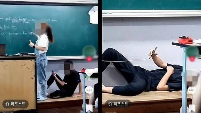 틱톡에 올라온 영상 갈무리.
