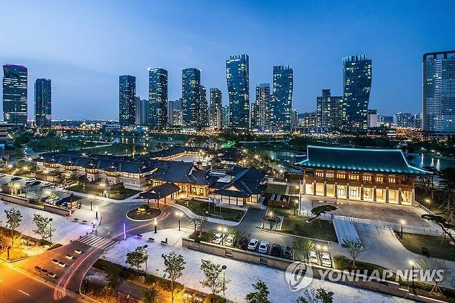 송도 한옥호텔 경원재 [연합뉴스 자료사진]