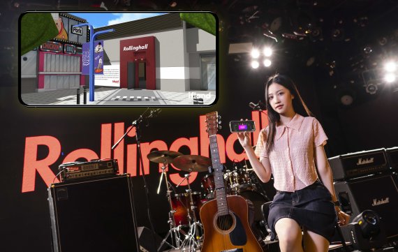 SK텔레콤은 메타버스 플랫폼 '이프랜드'에서 초실감 가상 콘서트 '메타홍대 뮤직투어'를 19일부터 25일까지 진행한다. SKT 제공