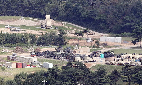 경북 성주군 주한미군 고고도 미사일방어체계(THAAD·사드) 기지. 연합뉴스