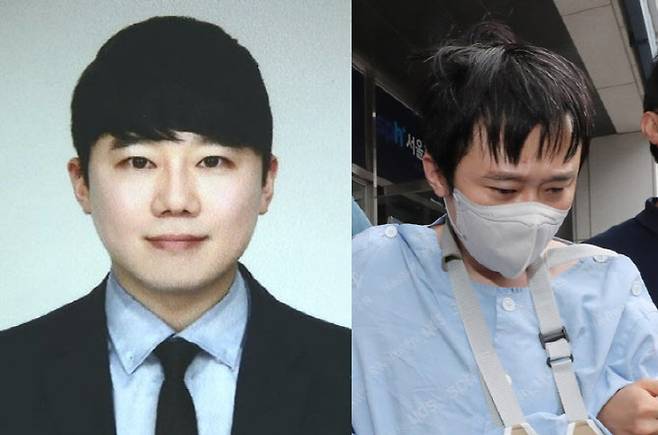 경찰은 서울 신당역 여자 화장실에서 스토킹하던 20대 여성 역무원을 살해한 혐의로 구속된 전주환(31)의 신상정보를 19일 공개했다. (사진=연합뉴스, 뉴스1)