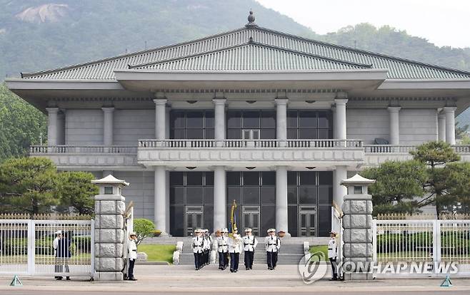 청와대 영빈관 모습. 연합뉴스