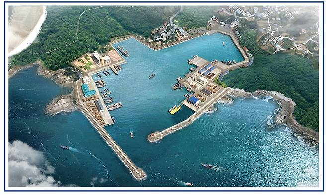 태안 모항항 조감도 대산지방해양수산청 제공. 재판매 및 DB 금지]