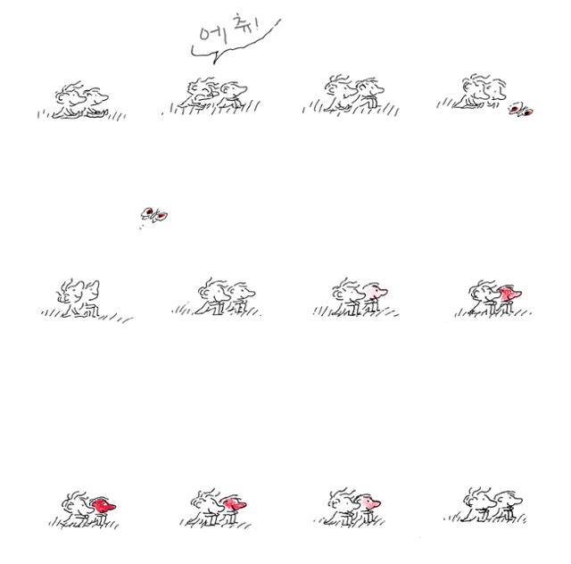 장 자크 상페, 얼굴 빨개지는 아이. 출판사 제공. © Jean-Jacques Sempé