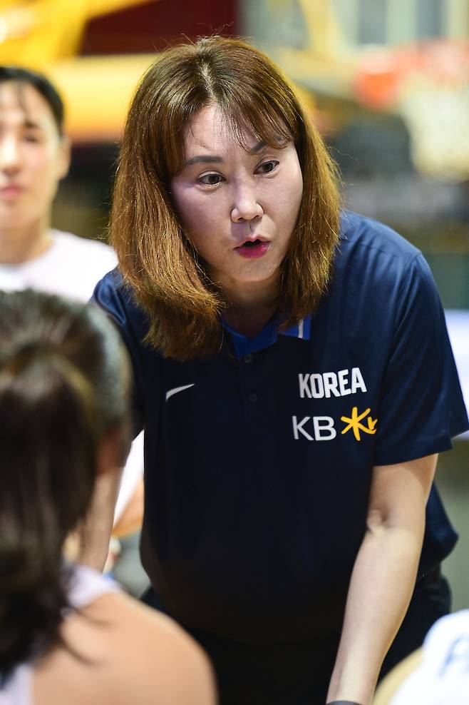 정선민 여자농구대표팀 감독.(FIBA 제공)