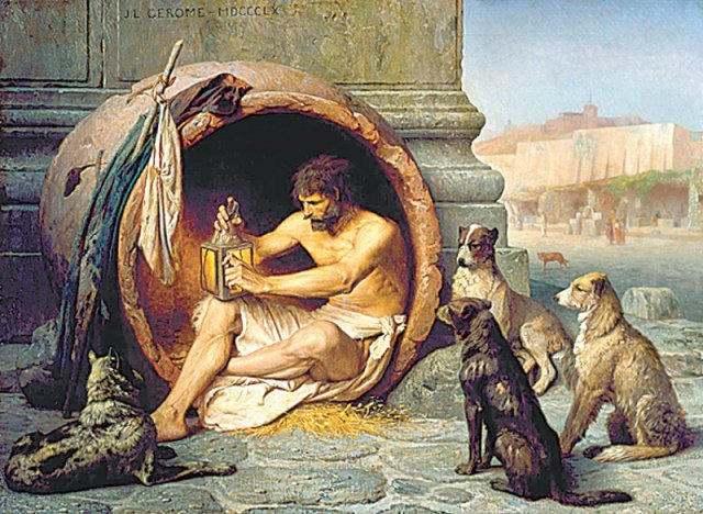 장레옹 제롬 ‘디오게네스’, 1860년.
