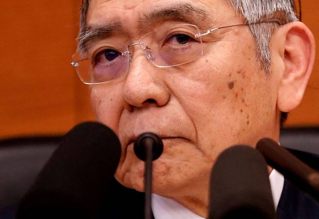 구로다 하루히코 일본은행(BOJ) 총재 /로이터=뉴스1