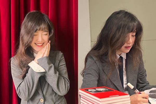 배우 구혜선이 재학 중인 대학교에서 강연을 펼쳤다. /사진=아이오케이컴퍼니 공식 인스타그램