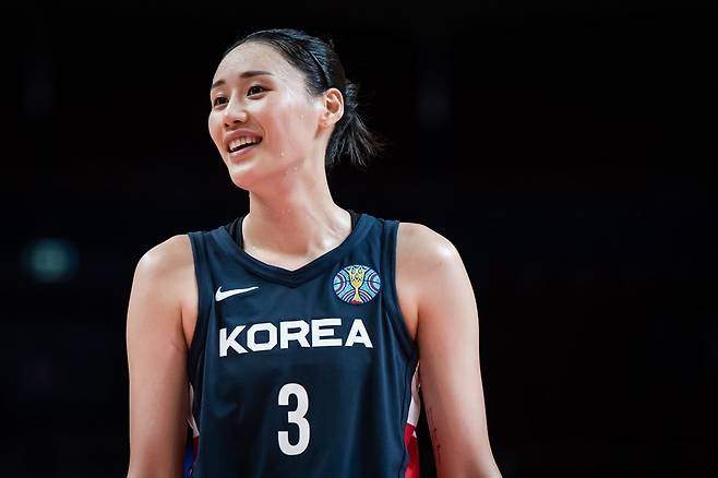 여자농구월드컵 첫 승의 주역 강이슬.(FIBA 제공)