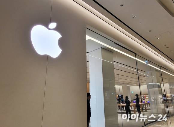 국내 네 번째 애플스토어 '애플 잠실' 전경 [사진=서민지 기자]