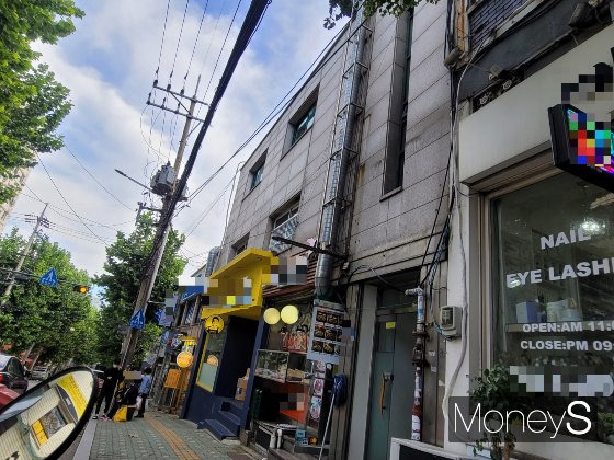 서울시 용산구 보광동에 위치한 한남2구역 재개발조합 사무실. /사진=신유진 기자