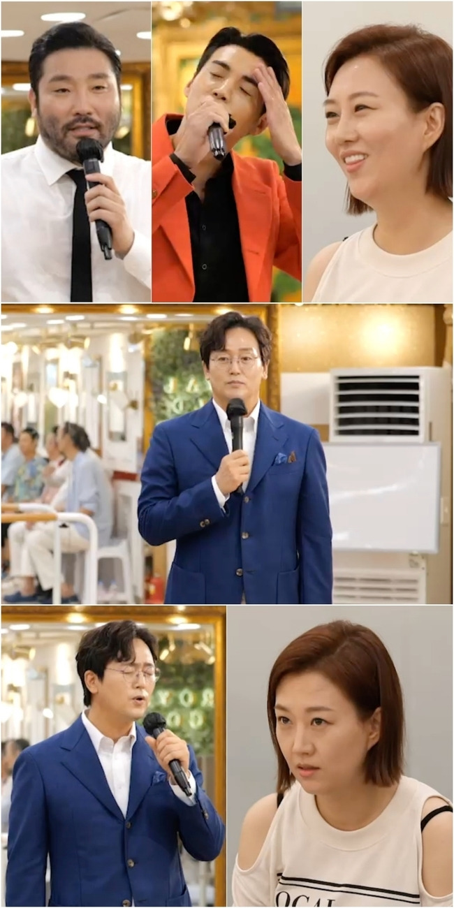 An audition and lesson for The Ebenzers will be released.On KBS 2TV Boss in the Mirror (hereinafter referred to as Donkey Ears), which is broadcast on September 25, the five members of One more example, Kim Jung-tae, Park Kwang-jae, Lee Dae-hyung, and Yoo Hee-kwan Ebengers covet the junior position of Jang Yun-jeong.Park Kwang-jae, a basketball player who played in the next order after One more example and Yoo Hee-kwan, was attracted attention as a reminder of a vocalist, but unlike his size, he called Tae Jin-as companion and surprised Jang Yun-jeong.Lee Dae-hyung, a baseball player who made use of Pong with an intense red suit, picked Park Hyun-bins Shabang Shabang and captured the hearts of active trot singer Kwak Ji-eun and seawater with unusual model fit and visuals in the trot system.Jang Yun-jeong, who corrected the tone and the pitch of One more example at once, ordered Park Kwang-jae to make a motorcycle sound and Lee Dae-hyung to give a special know-how to call Shabang Shabang more delicious.In the meantime, actor Kim Jung-tae, who was on the audition stage in the last order, received a bonus from Jang Yun-jeong from the beginning with a gentle greeting, and showed a stage where the actors sensibility stands out, making even the competitors Hur Jae, Yang Chi-seung and other bengers members immerse themselves.Jang Yun-jeong, who listened to Kim Jung-tae while singing, praised him for saying I want to release an album and I feel like I can put it on stage right away after the stage, and Kim Young-woong, who won first place in the trot confrontation between bosses, It is raising expectations that it will have been introduced.