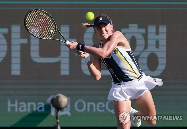 '김치찌개 마니아' 알렉산드로바, 코리아오픈 테니스 우승 [한종찬 기자]