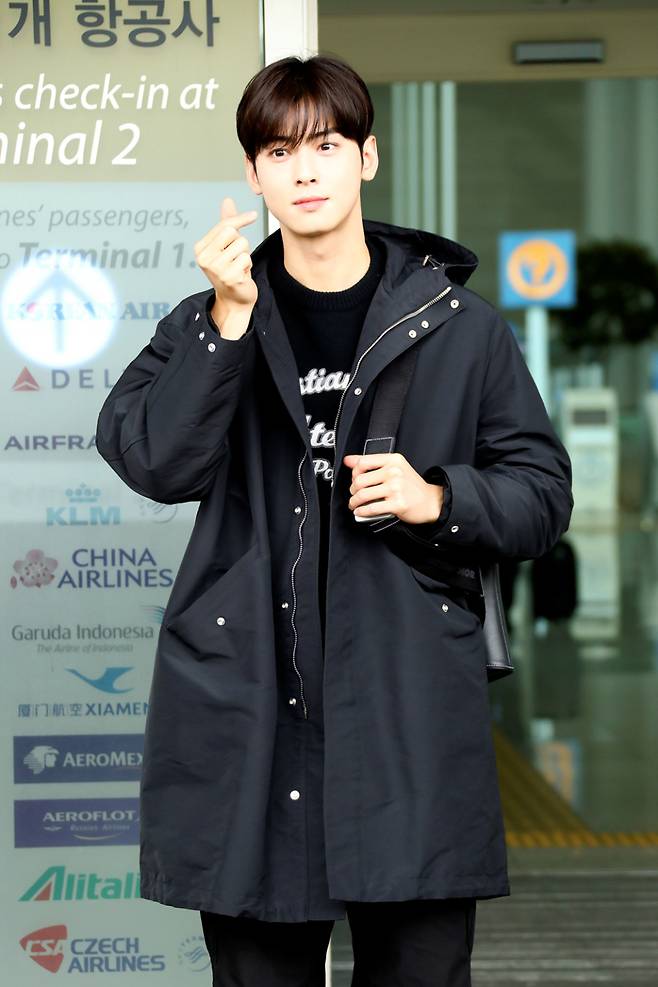 사진 : 디올 앰버서더 차은우, 디올 여성 봄-여름 2023 쇼 참석차 인천공항 통해 프랑스로 출국 (사진제공 : 디올(Dior))