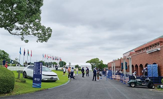 제38회 신한동해오픈이 열린 고마컨트리클럽. 사진 민학수 기자