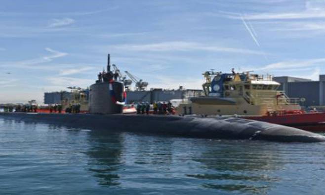 미국 핵 추진 잠수함 아나폴리스. 아나폴리스함 홈페이지 캡처