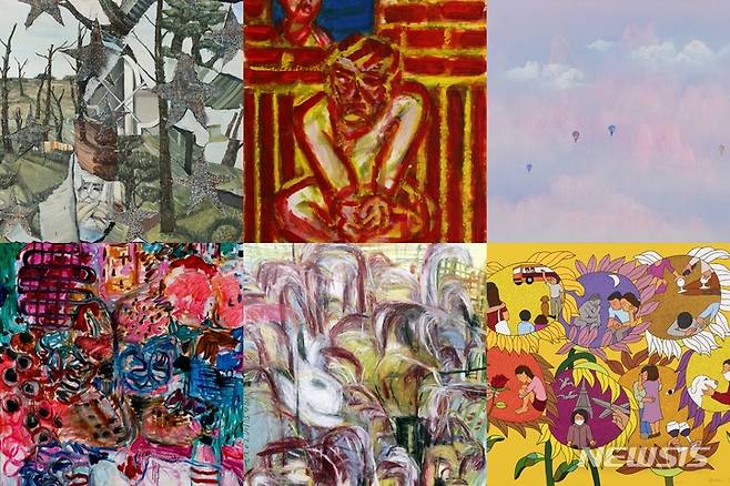 [서울=뉴시스]5.정감적 접근,마음의 세계,색의 표현성-김정인, 서용선, 석철주,심우현,지나손, 황주리