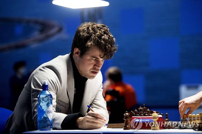 세계 체스 챔피언 마그누스 칼센 [EPA 연합뉴스 자료사진. 재판매 및 DB 금지]