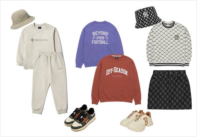 사진 제공 : 스노우피크 어패럴 / 엔에프엘(NFL) / 엠엘비(MLB)