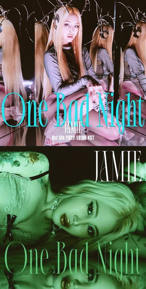 가수 제이미가 다크 섹시미를 자랑했다. 사진 = 워너뮤직코리아