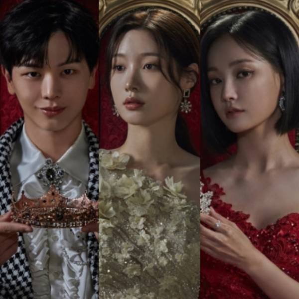 MBC 금토극 금수저에 출연 중인 배우 육성재(왼쪽부터), 정채연, 연우. 사진 MBC