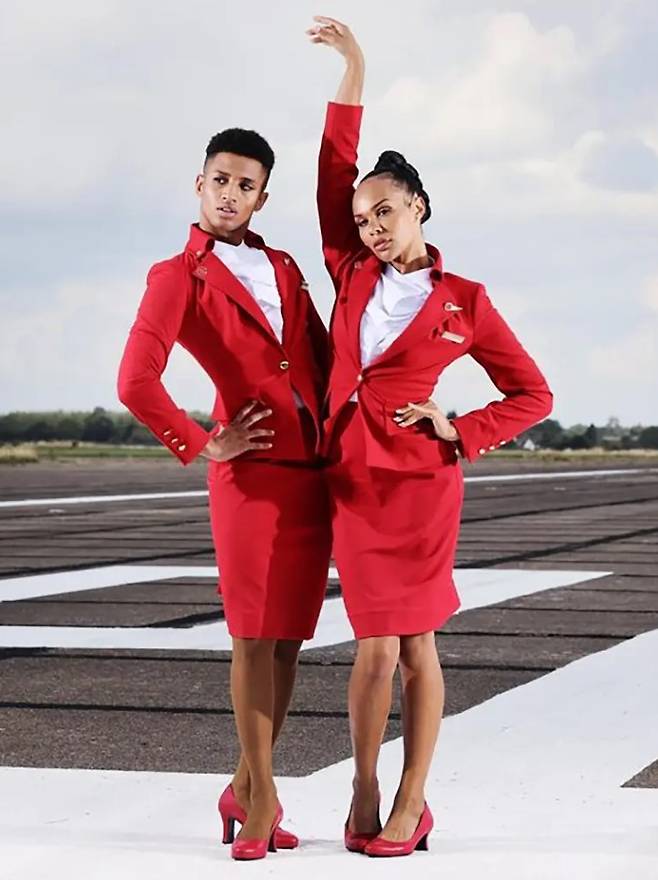 영국 항공사 버진 애틀랜틱이 직원들이 원하는 유니폼을 입을 수 있도록 했다. (버진 애틀랜틱 제공)