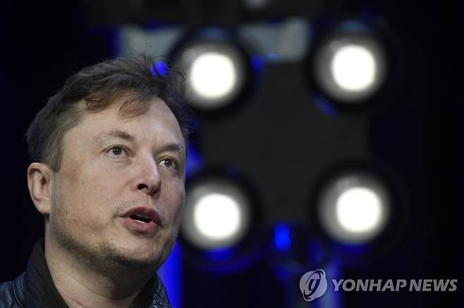 일론 머스크 [AP 연합뉴스 자료사진. 재판매 및 DB 금지]