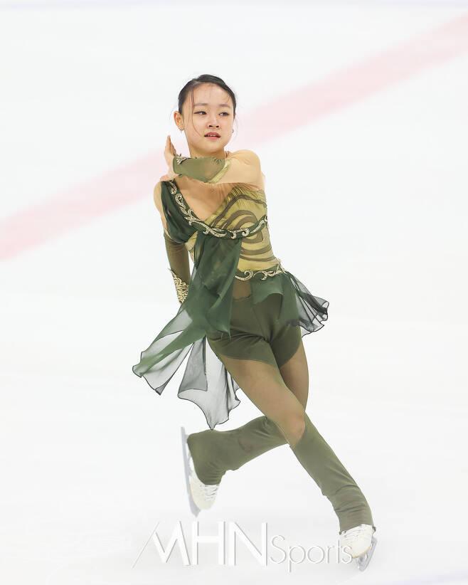 김채연이 ISU 주니어 그랑프리 시리즈 5차 대회에서 동메달을 획득했다ⓒMHN스포츠 성대우 기자