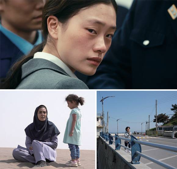 지석 섹션 영화 《디셈버》 스틸컷, 영화 《라이프&라이프》 포스터, 영화 《동에 번쩍 서에 번쩍》 스틸컷ⓒBIFF 제공