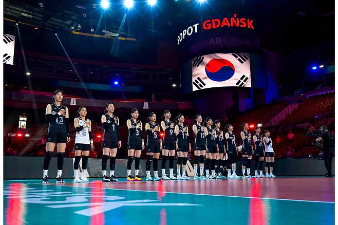 여자배구대표팀(FIVB 제공)