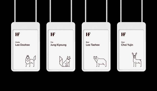 허스키폭스 사원증