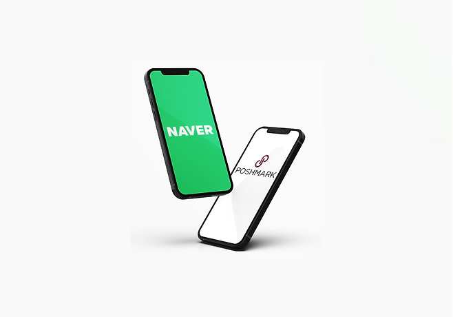 네이버가 북미 최대 패션 C2C 플랫폼 포쉬마크를 인수했다./이미지=네이버